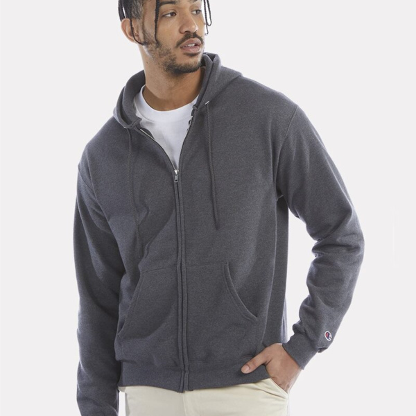 Unisex Powerblend® Full-Zip Hooded Sweatshirt Thumbnail