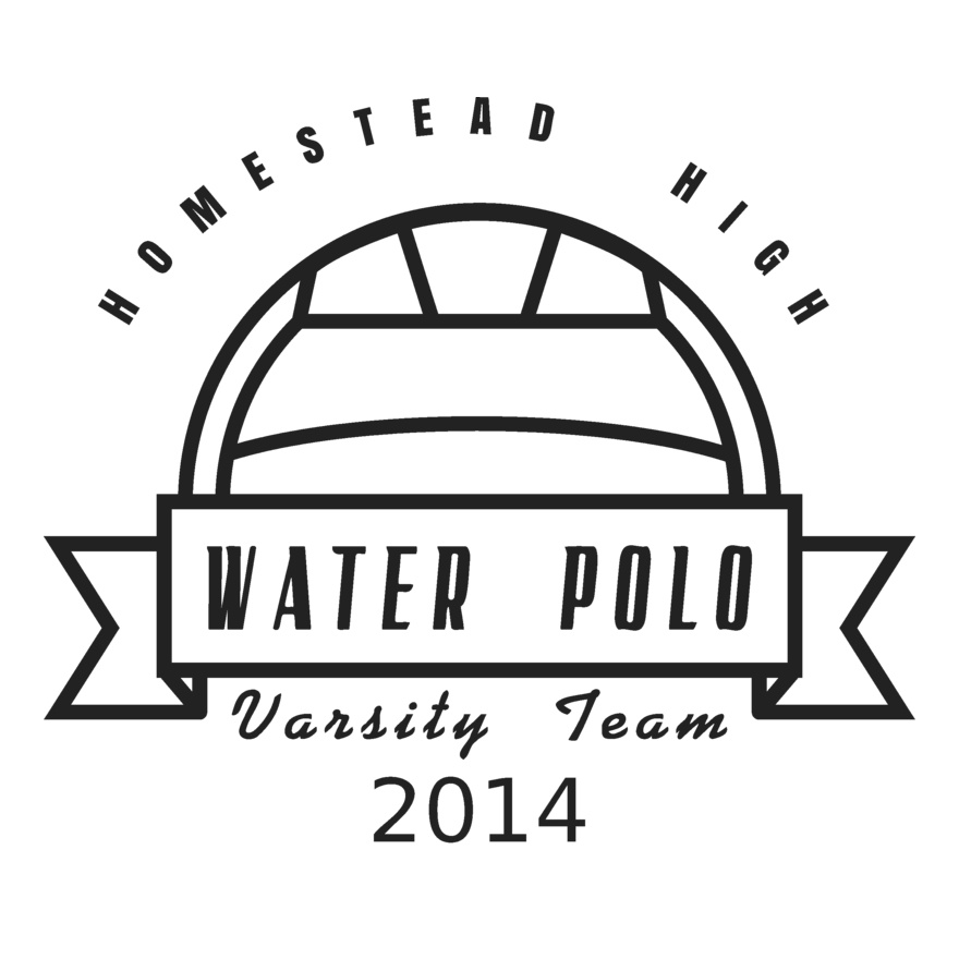 Water Polo Template DNT001 BW Thumbnail