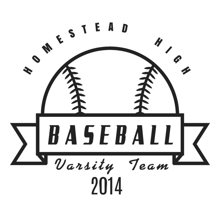 Baseball Template DNT001 BW Thumbnail