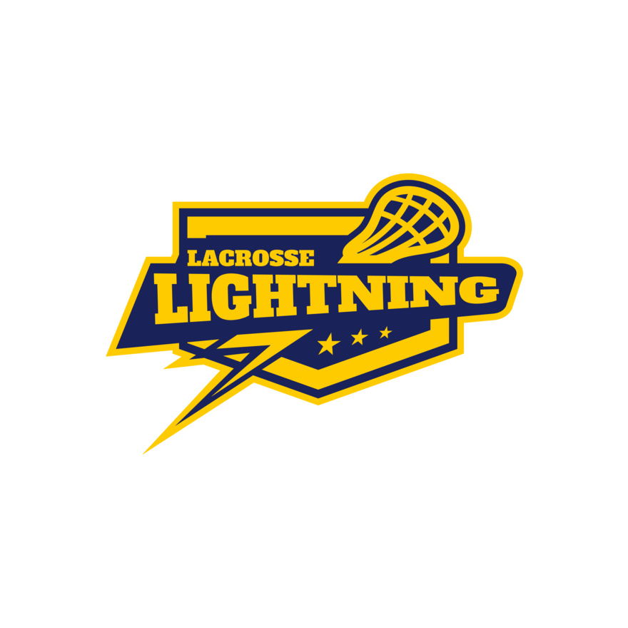 Lightning Lacrosse Logo Template Thumbnail