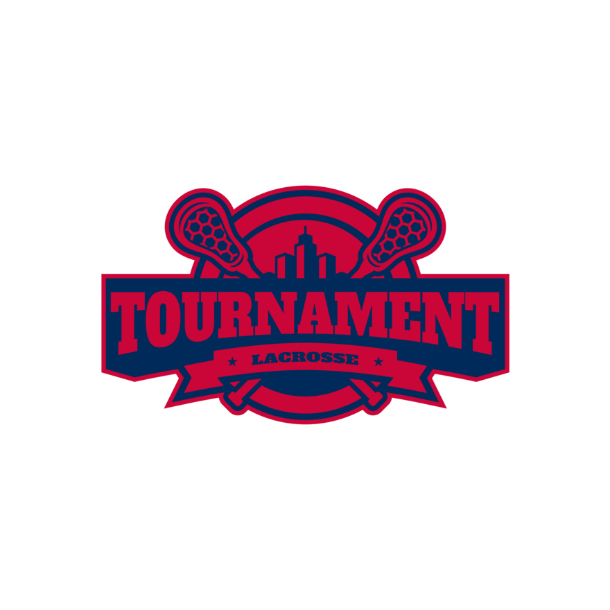 Tournament Lacrosse Logo Template Thumbnail
