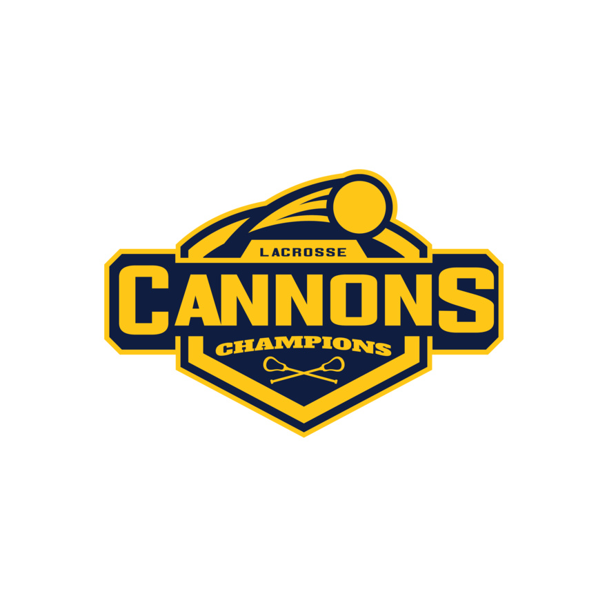 Cannons Champions Lacrosse Logo Template Thumbnail