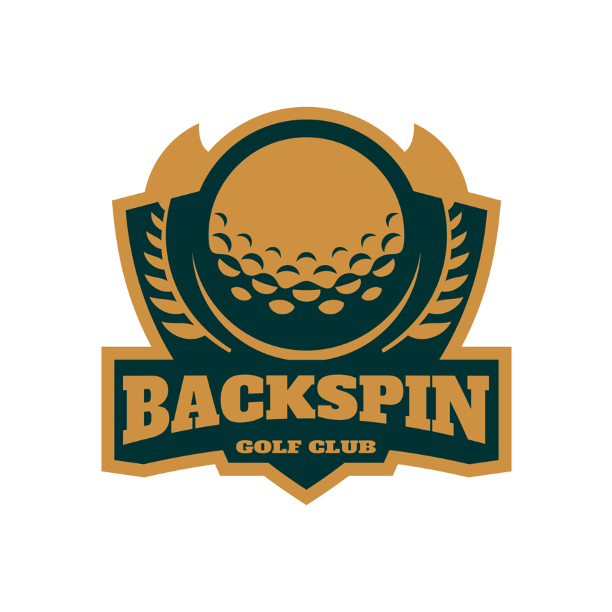 Backspin Golf club logo template Thumbnail