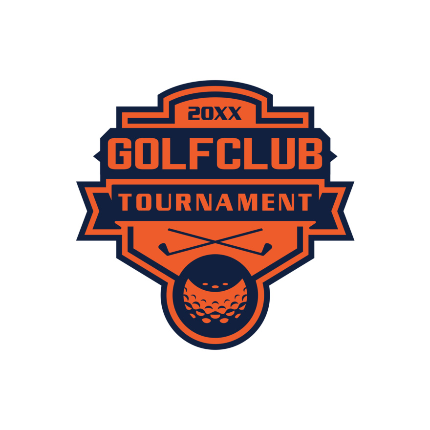 Golf club Tournament logo template 02 Thumbnail