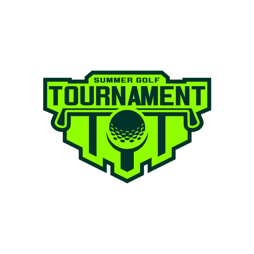 Tournament Summer golf logo template Thumbnail