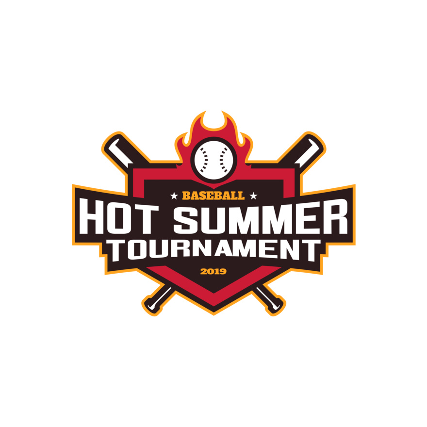 Hot Summer Tournament Baseball logo 01 Thumbnail