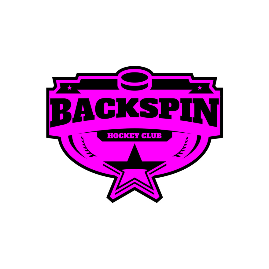 Backspin Hockey Club logo template Thumbnail