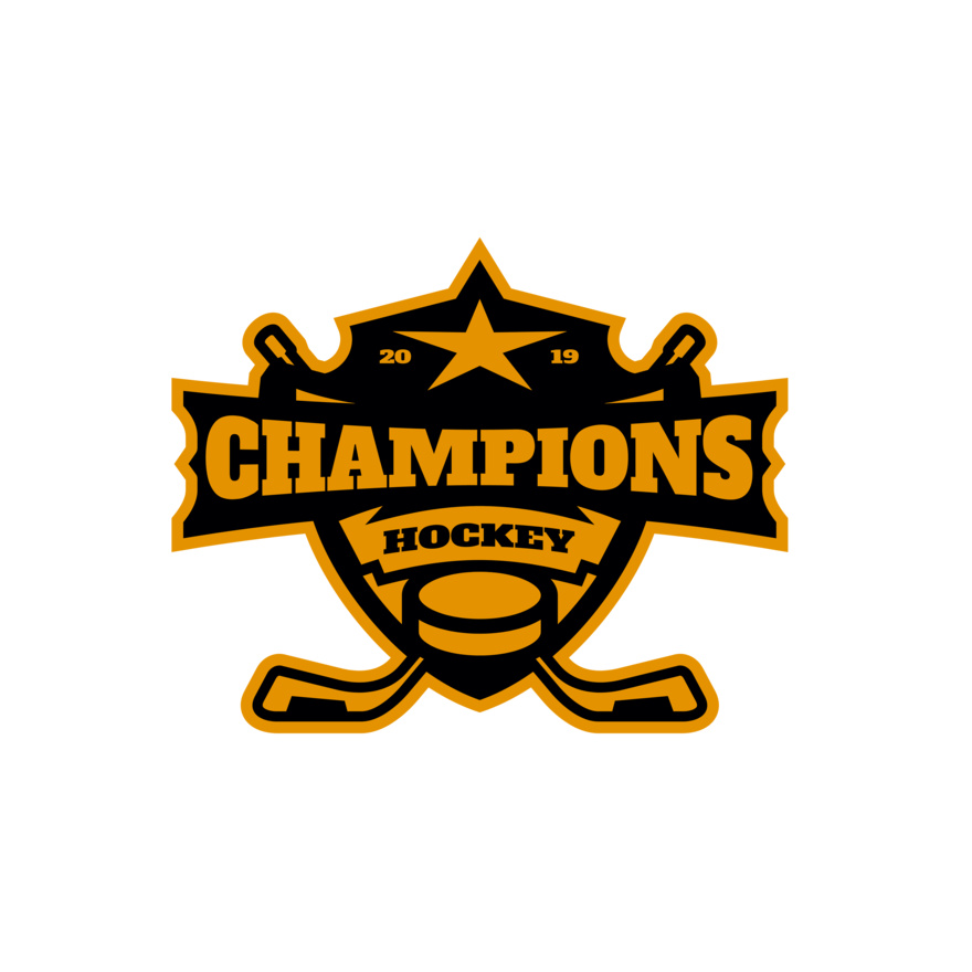 Champions Hockey logo template 02 Thumbnail