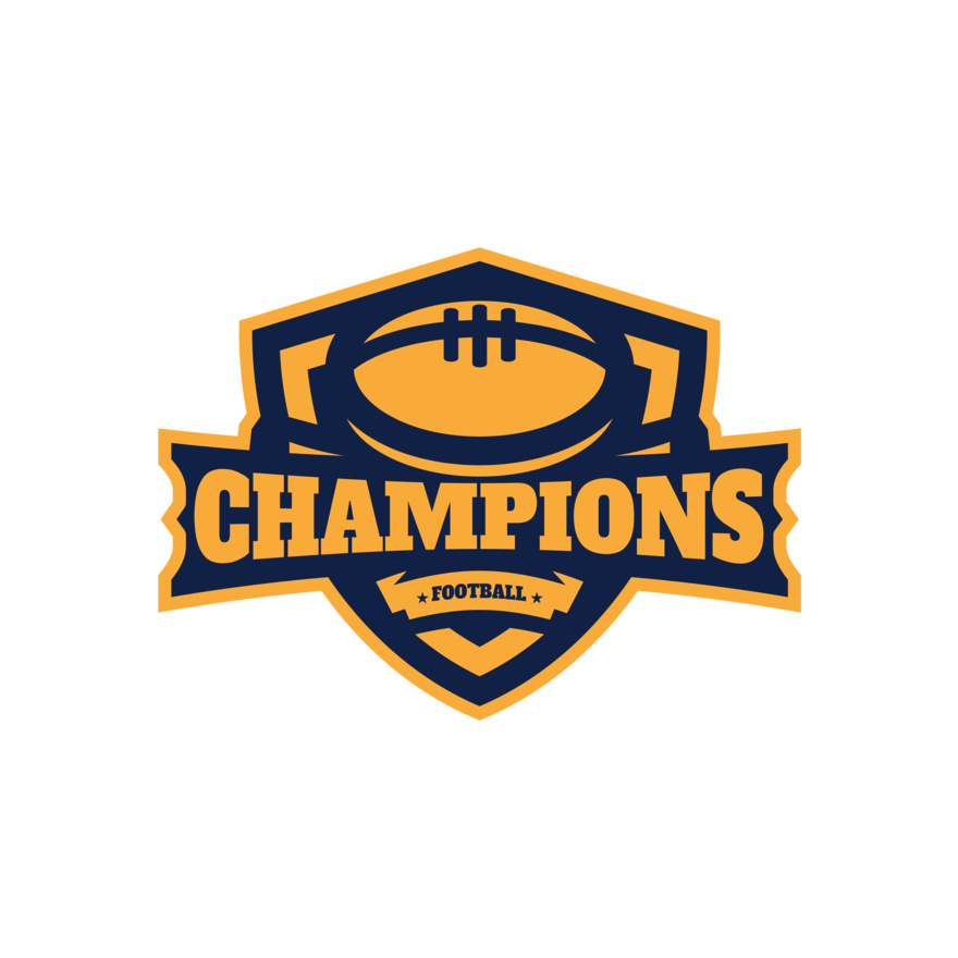 Champions Football logo template Thumbnail