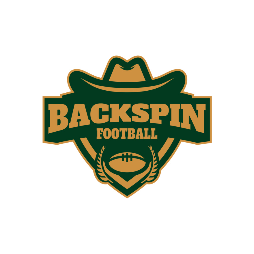 Backspin Football logo template Thumbnail