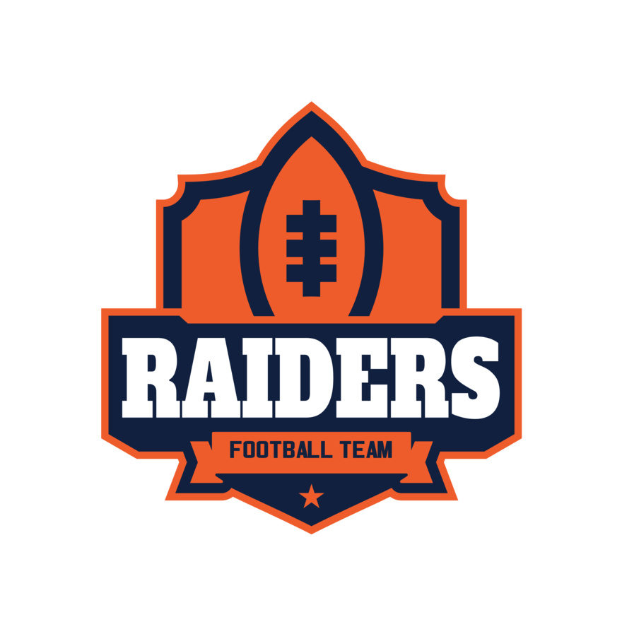 Raiders Football Team logo template Thumbnail
