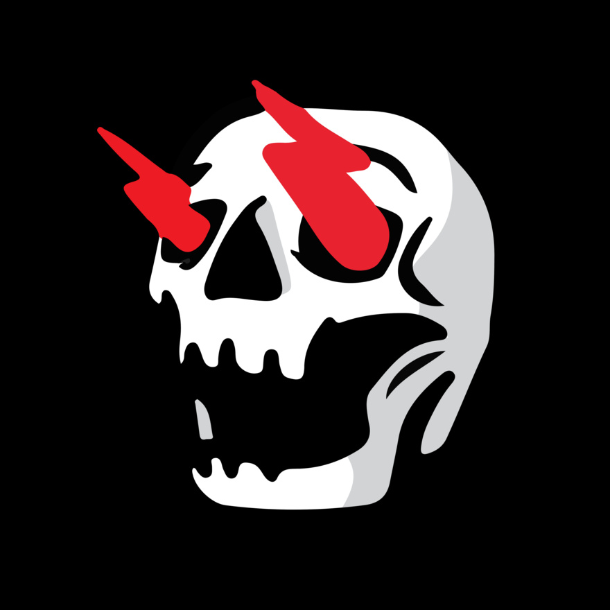 Elements Skull logo template Thumbnail