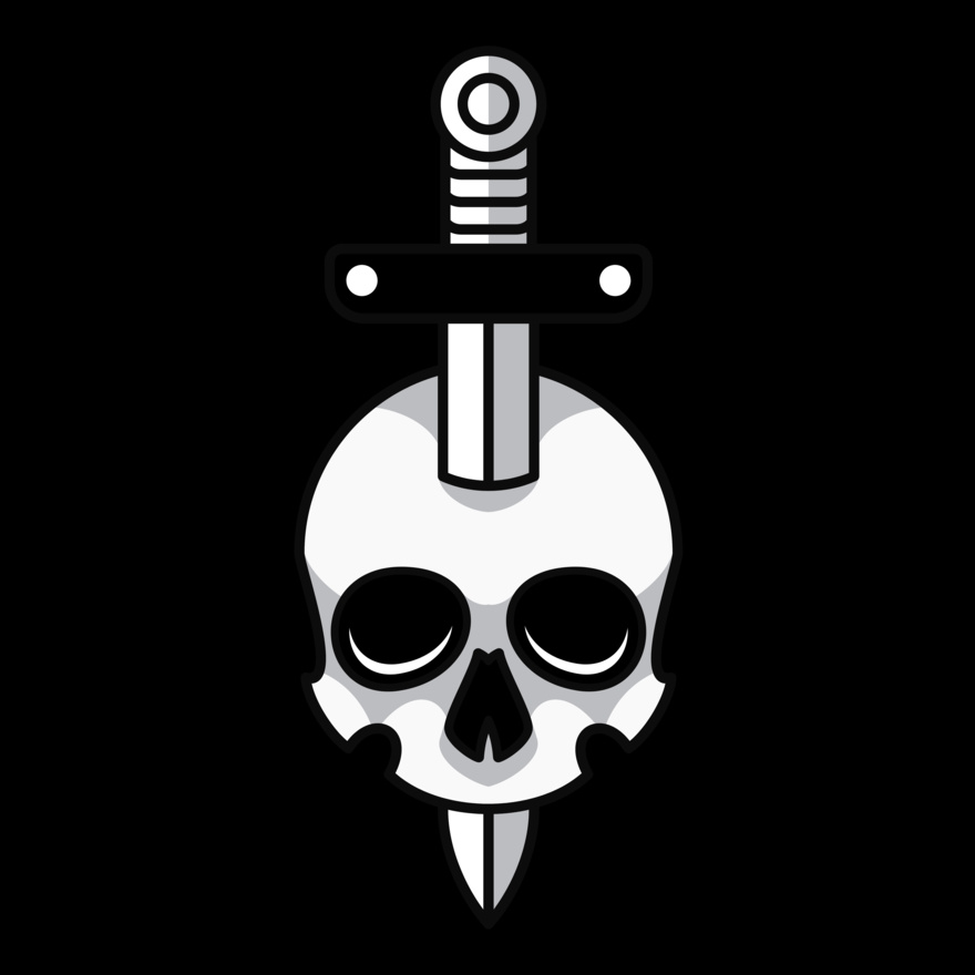 Elements Skull logo template 07 Thumbnail