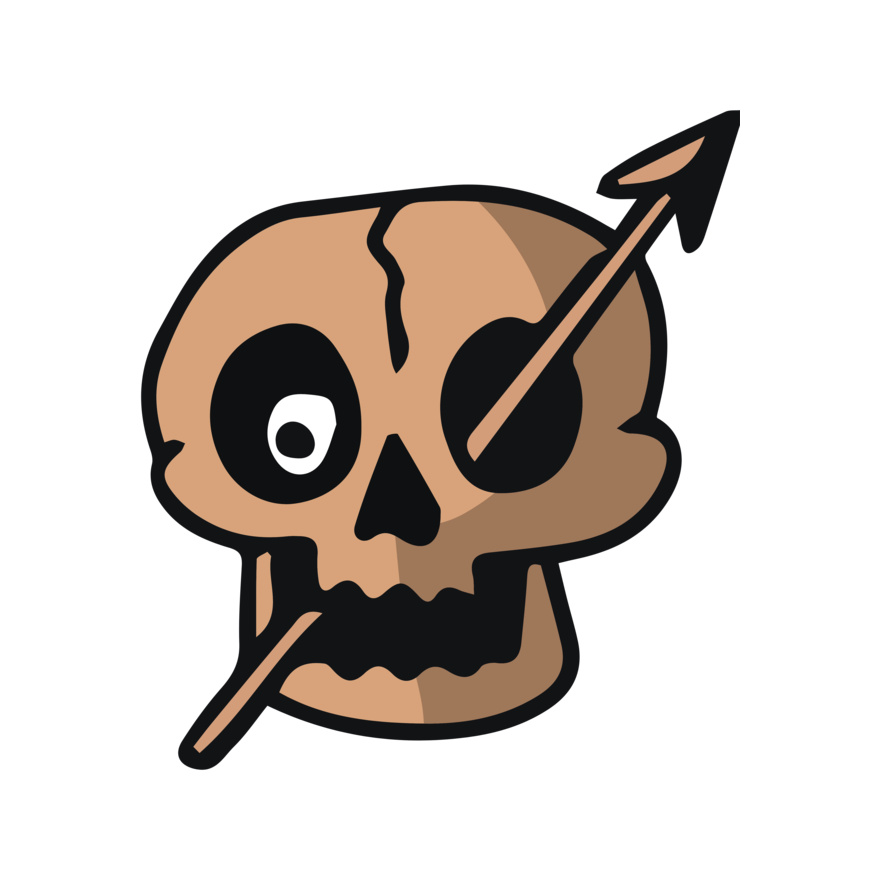 Elements Skulls logo template 11 Thumbnail