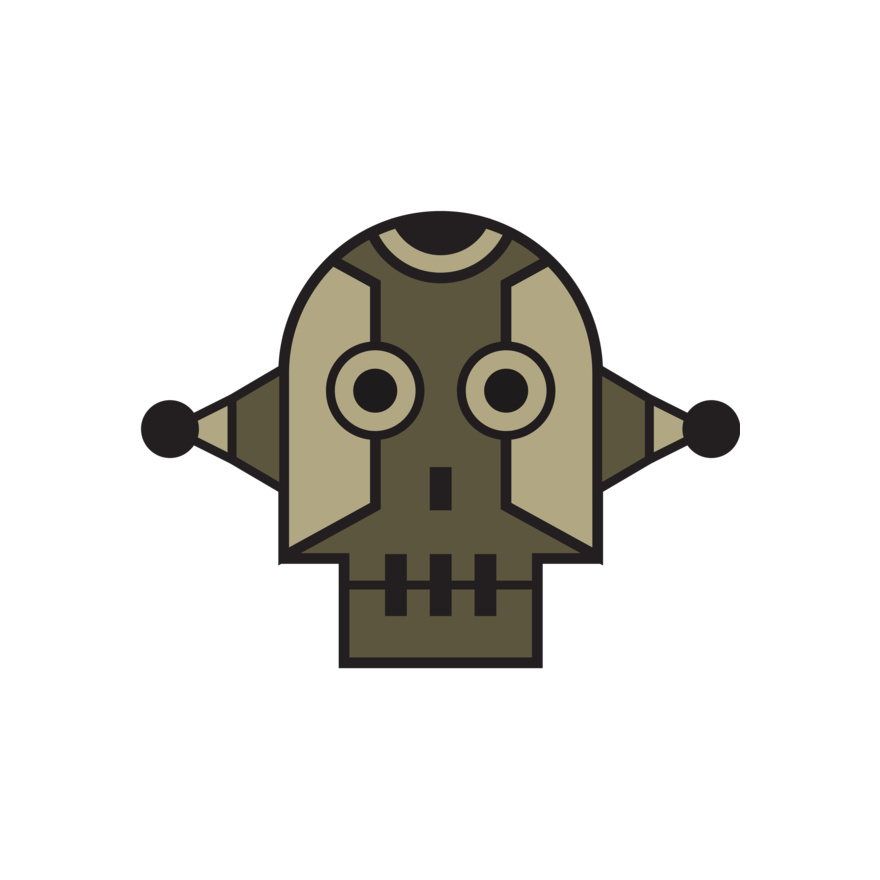 Elements Skulls logo template 150 Thumbnail