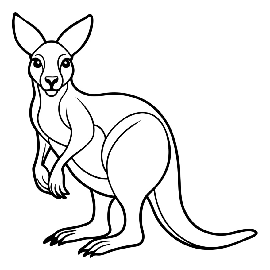 Kangaroo   Clipart 2 Thumbnail