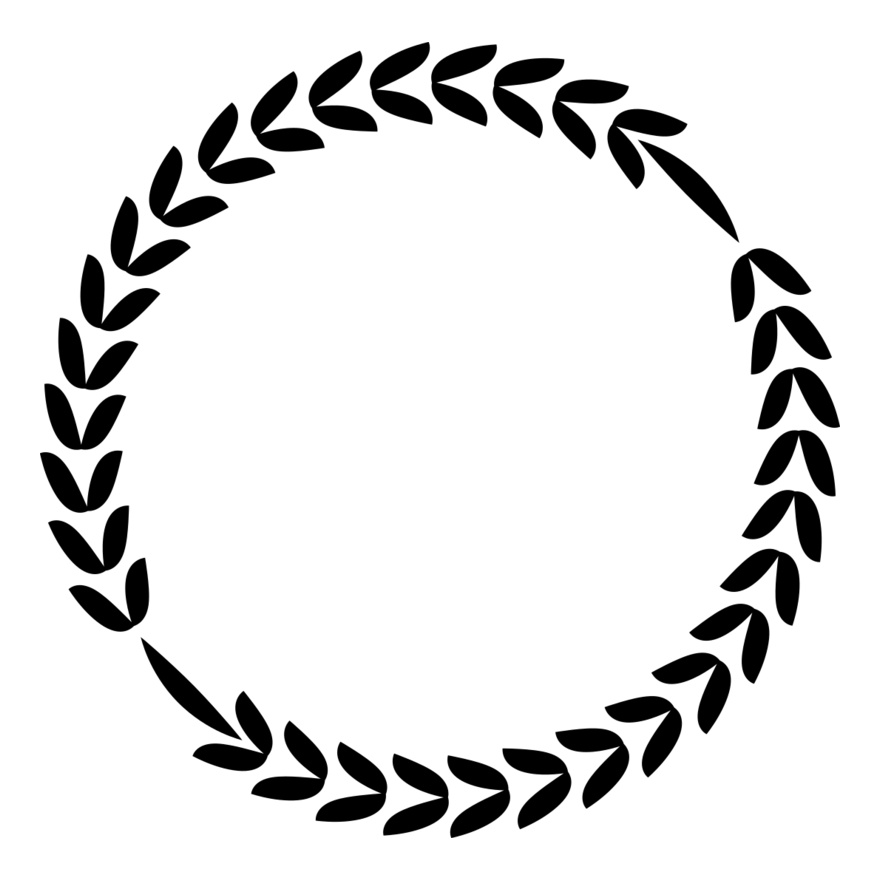 Laurel Leaf Circle Wreath Thumbnail