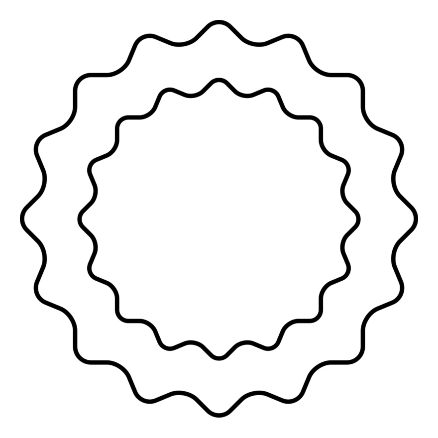 Scalloped Seal Frame Thumbnail