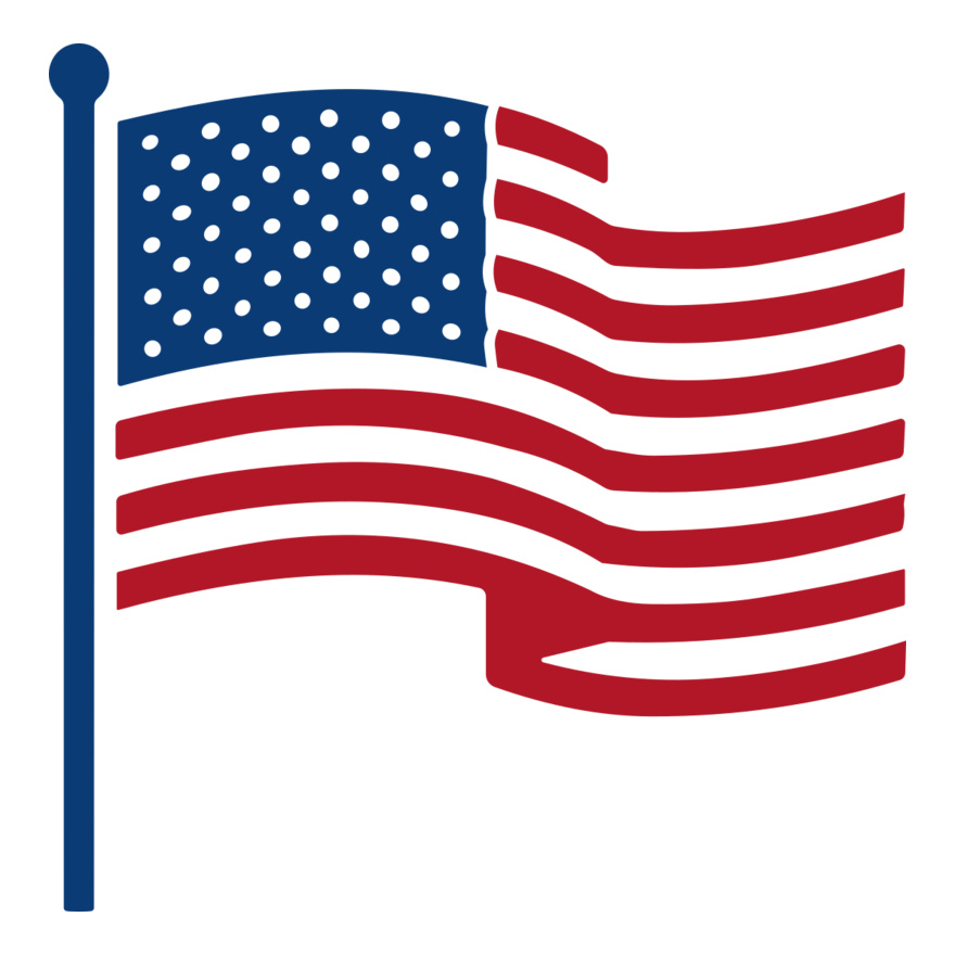US Flag in Pole Thumbnail