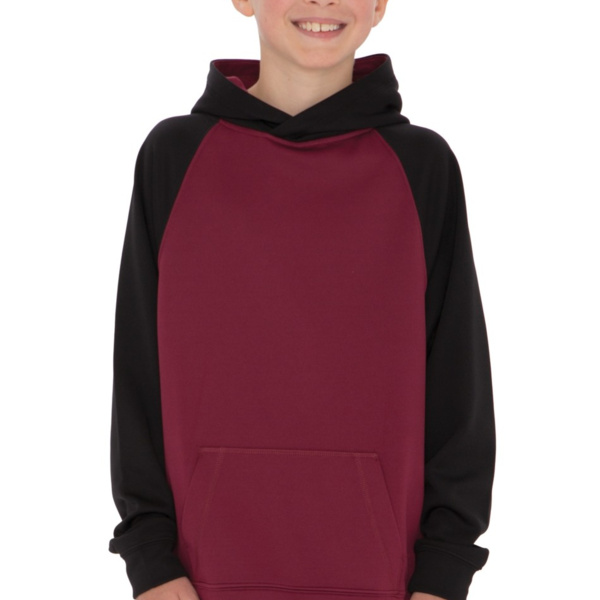 Youth Two-Tone Polyester Fleece Hoodie – ATC Game Day Thumbnail