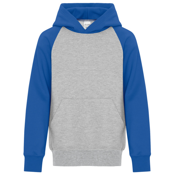 Everyday Two-Tone Hooded Youth Fleece Sweatshirt Thumbnail