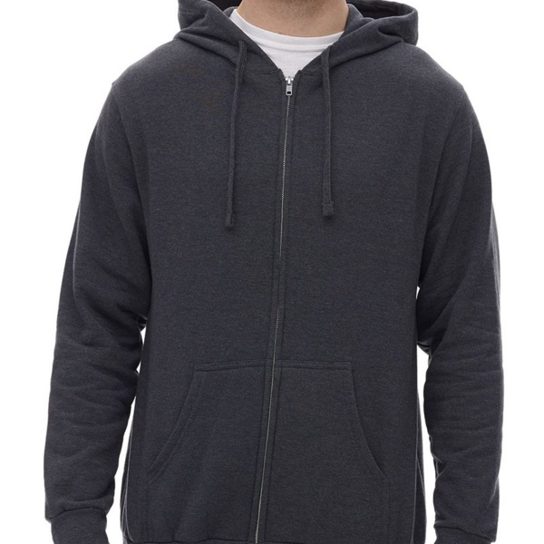 Midweight Unisex Zipper Fleece Hoodie Thumbnail
