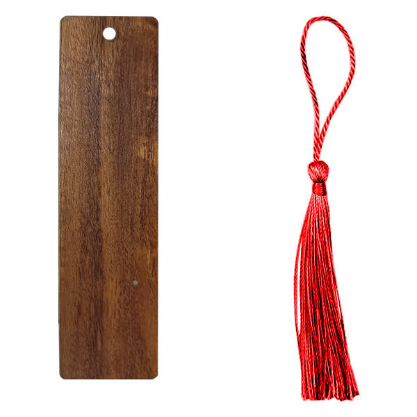 Coyote Dark Brown Wooden Bookmark Thumbnail