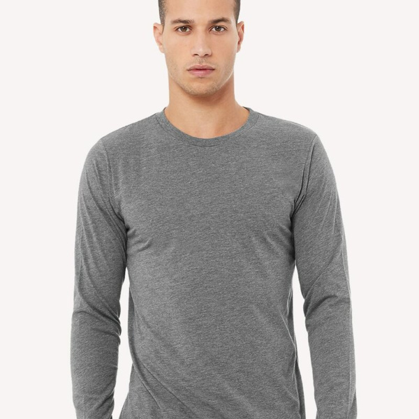 Unisex Lightweight Triblend Long Sleeve Tee Thumbnail