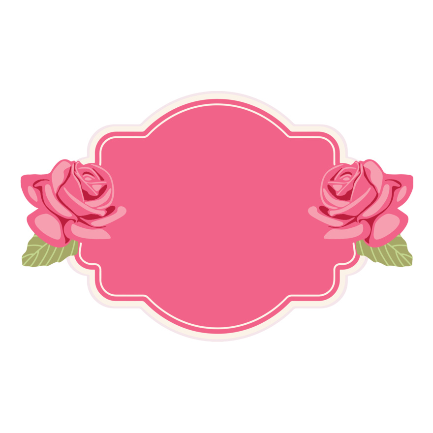 Rose Tag Border (0088) Thumbnail