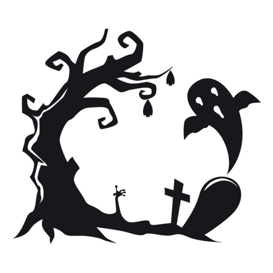 Spooky Scene Border (0921) Thumbnail