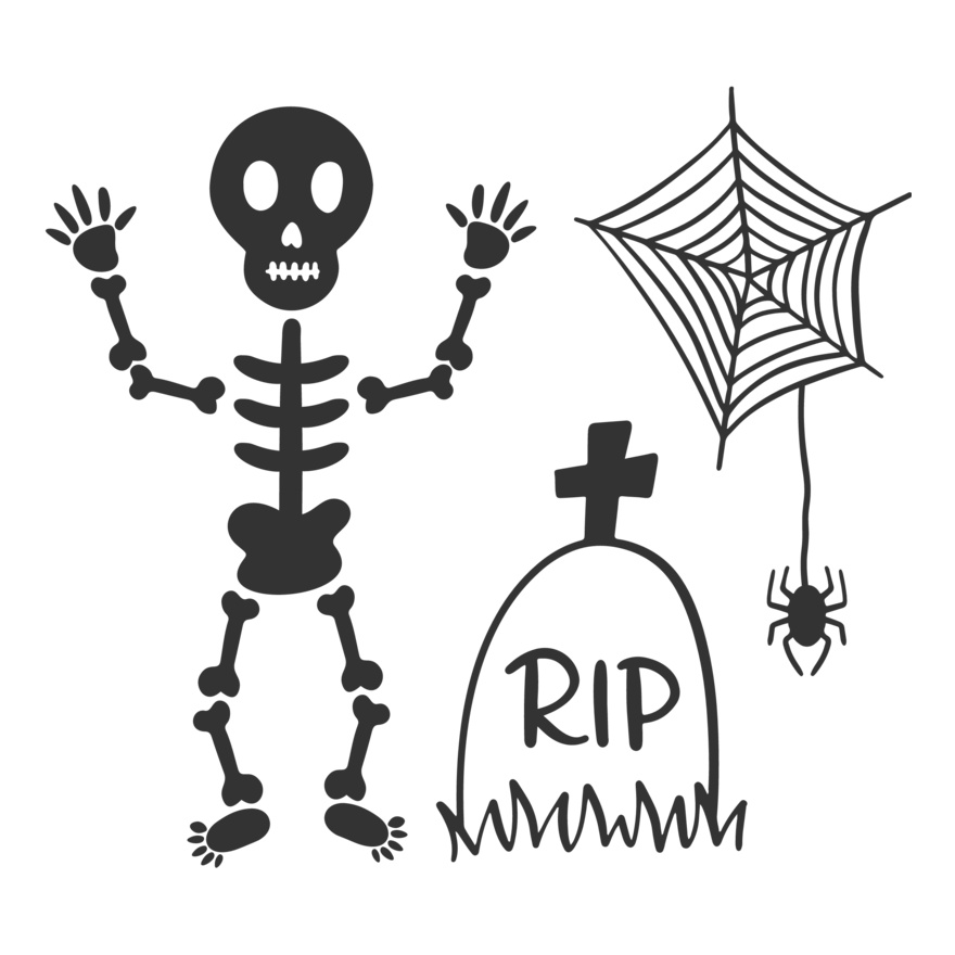 Skeleton Web Grave (0902) Thumbnail