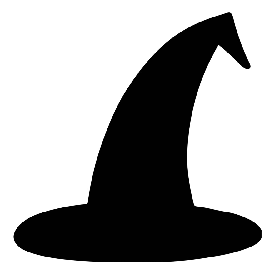 Witch Hat Silhouette (0906) Thumbnail