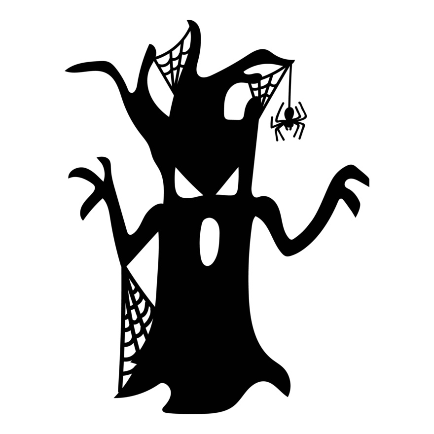 Spooky Tree With Face (0887) Thumbnail