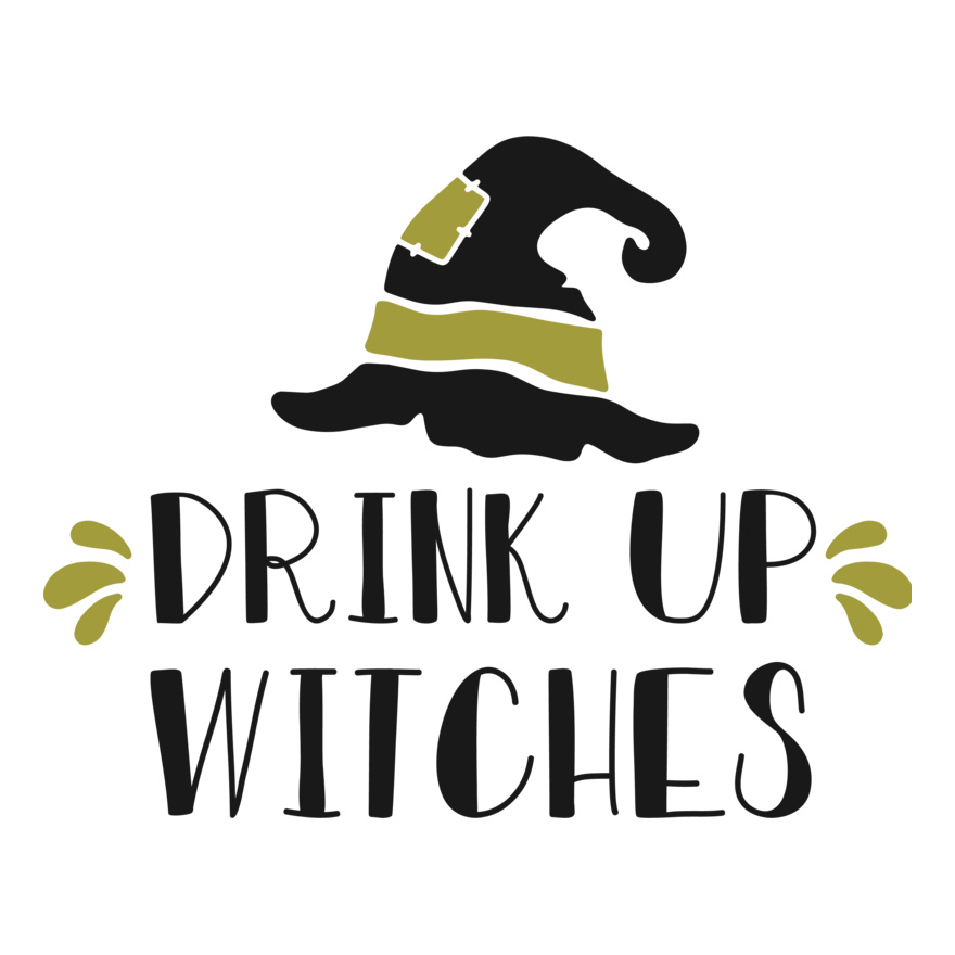 Drink Up Witches Hat (0806) Thumbnail