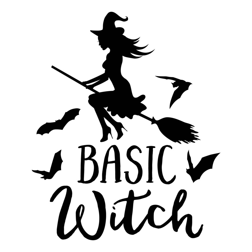 Basic Witch Silhouette (0836) Thumbnail
