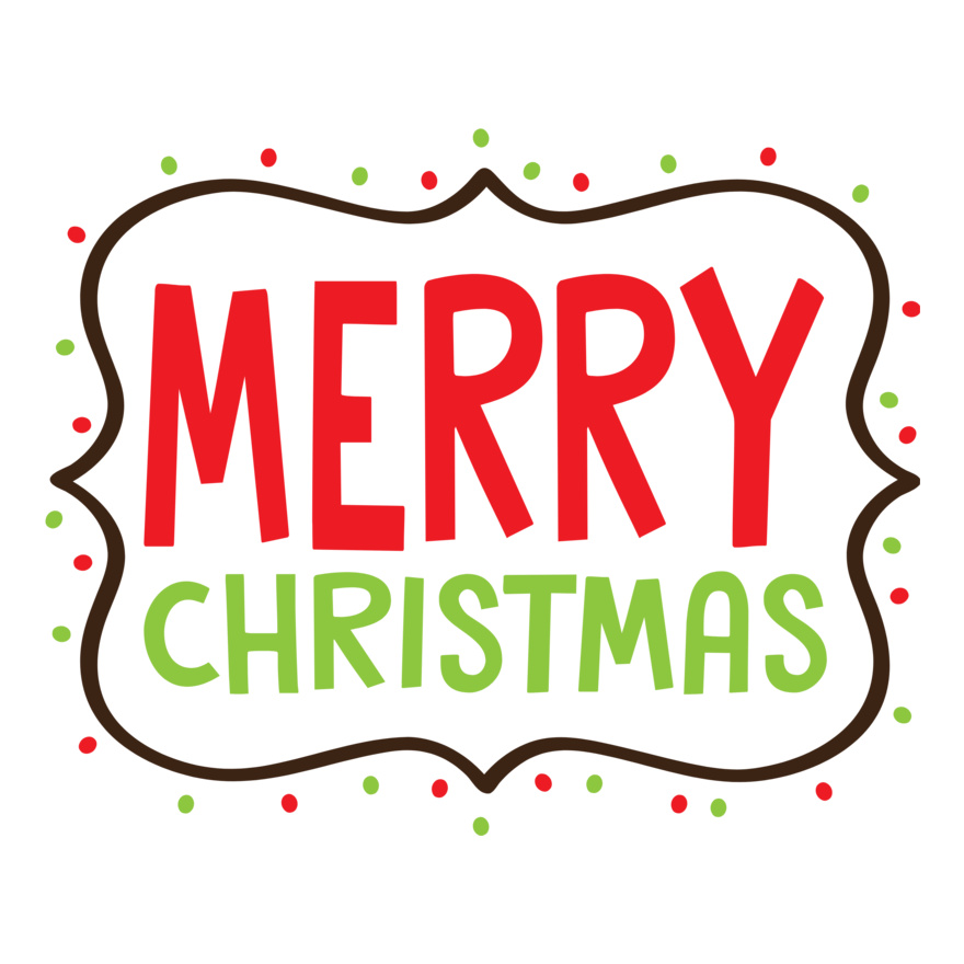 Merry Xmas Bold Bordered (0742) Thumbnail