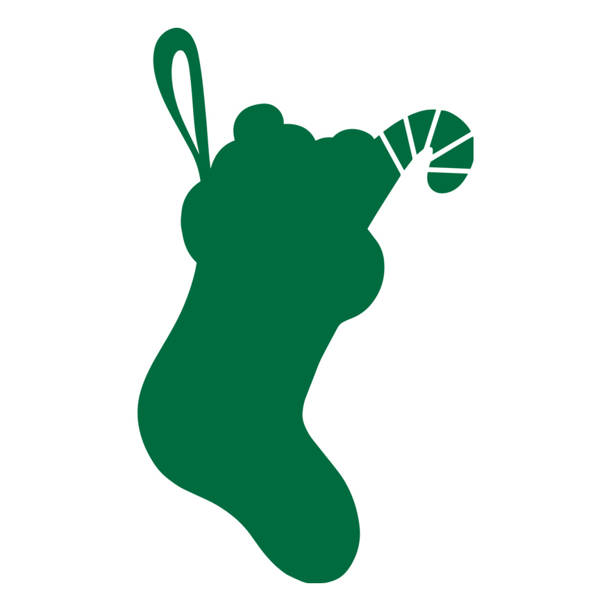 Stocking Silhouette (0542) Thumbnail