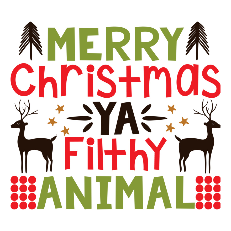 Merry Xmas Filthy Animal (07334) Thumbnail