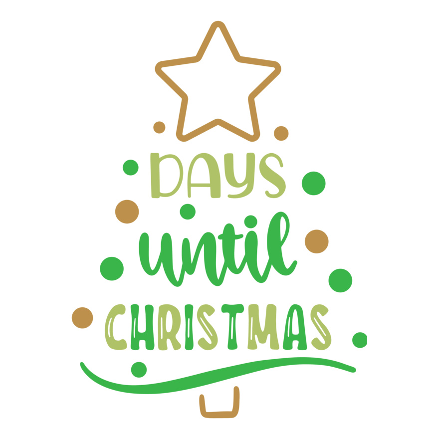 Days Until Christmas Bold (0758) Thumbnail