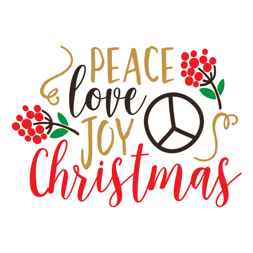 Peace Sign Xmas (0780) Thumbnail