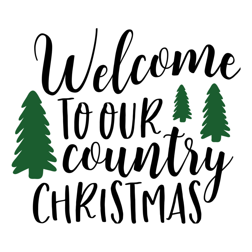 Country Christmas Welcome (0754) Thumbnail