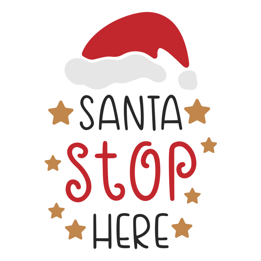 Santa Stop Here Stars (0723) Thumbnail