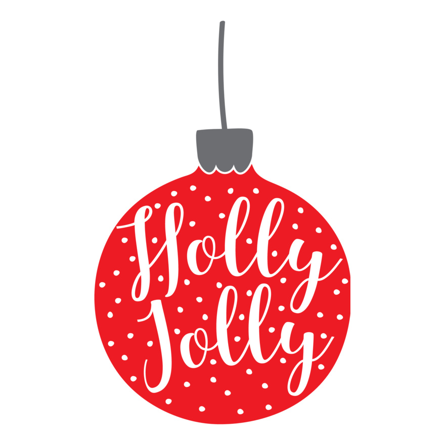 Holly Jolly Ornament (0507) Thumbnail