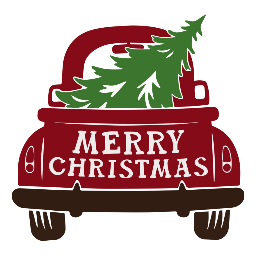 Merry Christmas with vintage caar Thumbnail