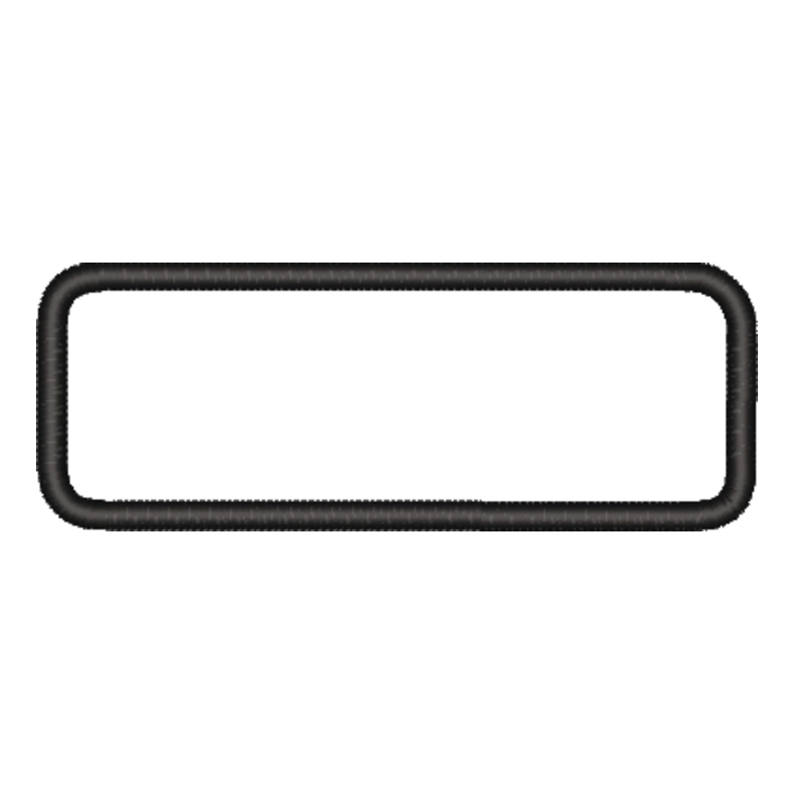 4 x 1.5 Round Corner Patch (0367) Thumbnail