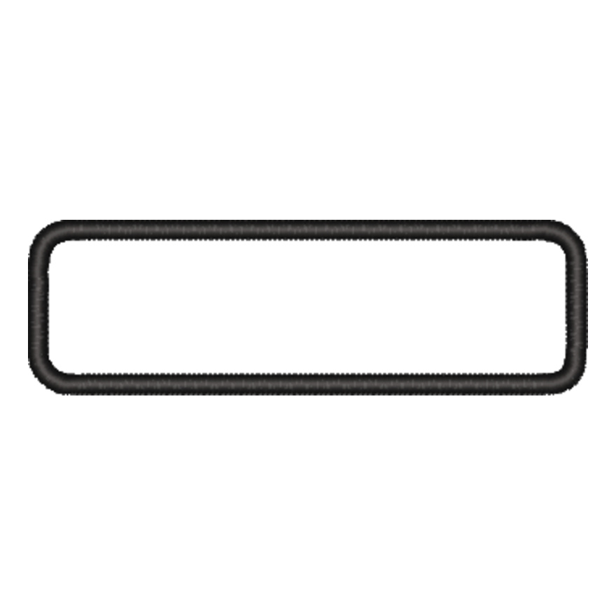 3.5 x 1 Round Corners Patch (0360) Thumbnail