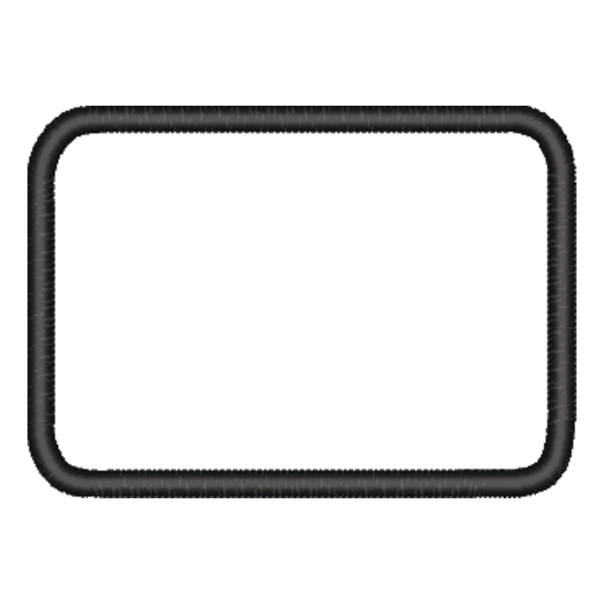 3.5 x 2.5 Round Corners Patch (0372) Thumbnail