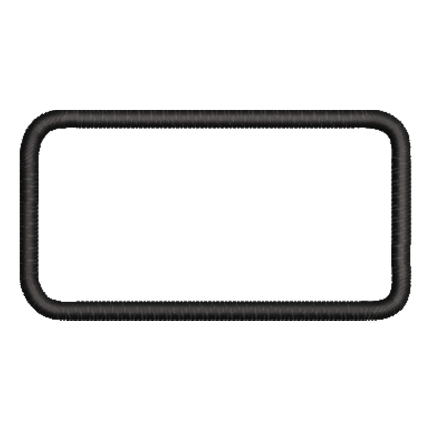 3.5 x 2 Round Corners Patch (0368) Thumbnail