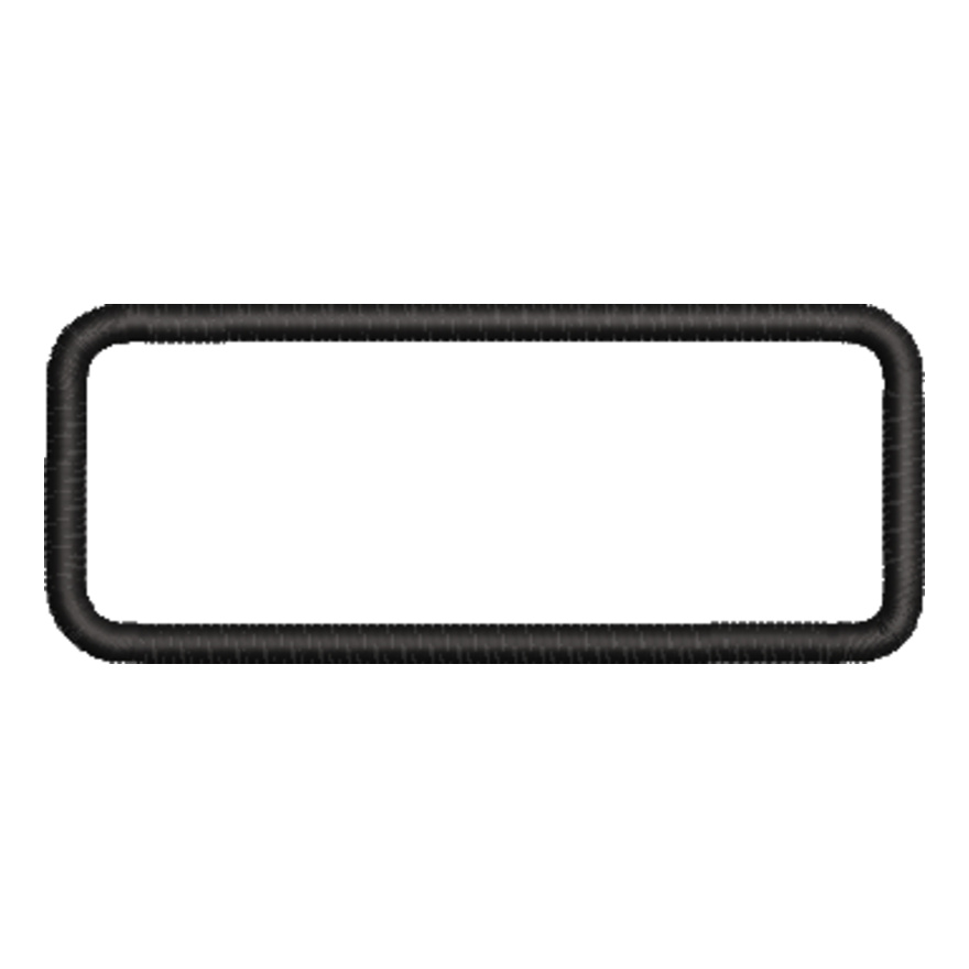 3.5 x 1.5 Round Corners Patch (0364) Thumbnail