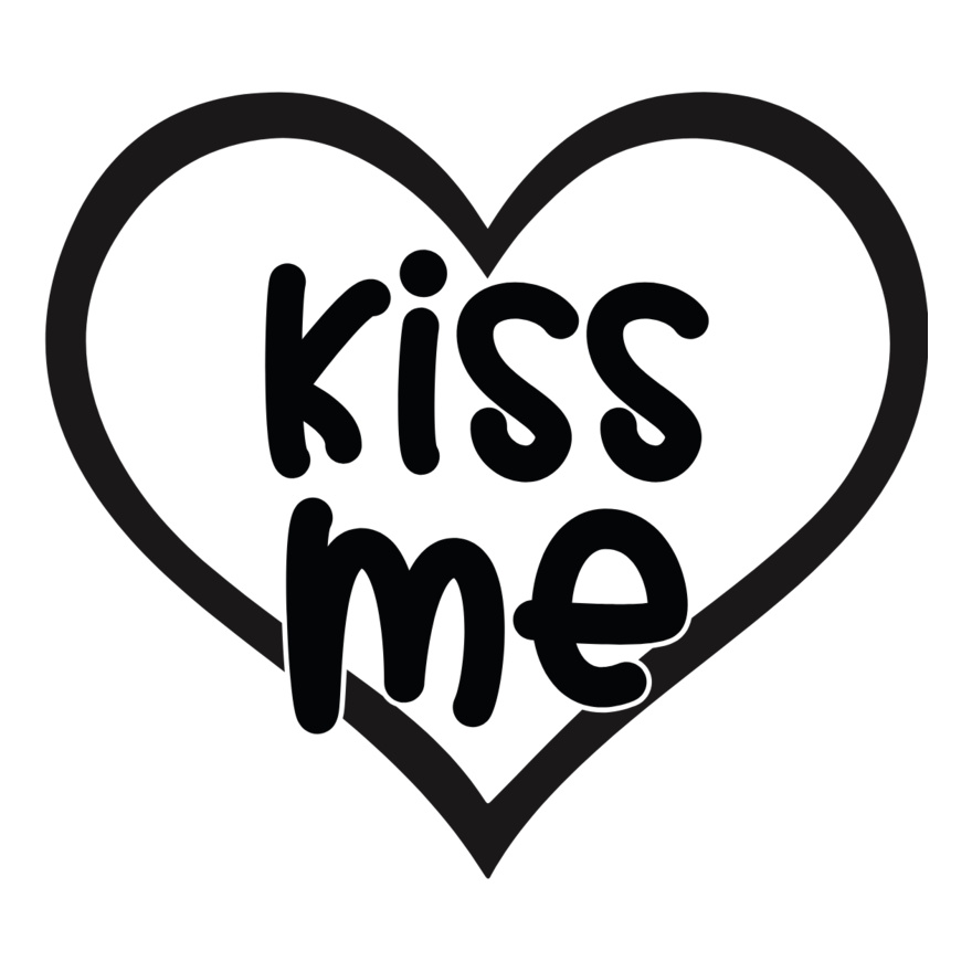 Kiss Me Heart Monogram (1011) Thumbnail